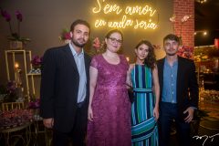 Aldemir, Priscila Cavalcante, Mariana Costa e João Pedro Costa