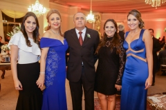 Ana Flávia, Marat, Jeová Accioly, Anna Oquendo e Beatriz Accioly