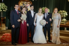 César Costa, Nívia Duarte, Israel Costa, Luiza Guerra, Mucio e Luiza Alencar