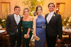 Thiago Duarte, Luciana Russo, Mariana Castro e Márcio de Castro