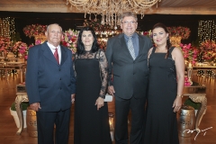 Osvaldo e Rosimeire Siqueira, Danilo e Isla Correia