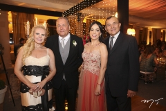 Sandra Mourão, Ângelo Figueiredo, Roberta e Raimundo Philomeno