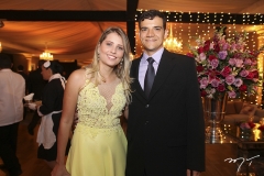 Taiane Melo e Marcos Abílio