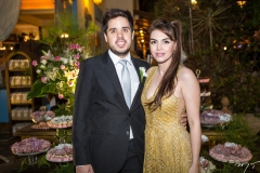 Alexandre Bastos e Monique Jucá