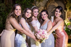 Carolina Braga, Sara Borges, Eve Pimentel, Renata Marinho e Bárbara Garcia