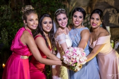 Taís Lopes, Nair Guerra, Eve Pimentel, Natália Eleutério e Suzane Saldanha