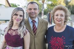 Manuela, Renato e Gabriela de Castro