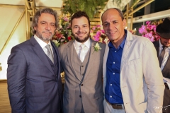 Ernesto Saboia, Felipe Romcy e Mano Alencar