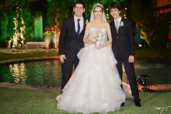 Victor, Fernanda e Lucas Furtado