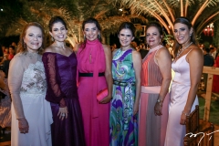 Angela Cunha, Carol Bezerra, Márcia Travessoni, Niedja Bezerra, Nadila Parente e Érica Dias