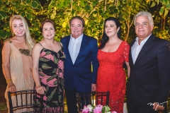 Cecilia Pinheiro, Cristina e Chiquinho Aragão, Silvia e Marcílio Fiúza