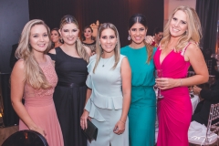Maira Menescal, Lurdinha Brasil, Paula Rolim, Larissa Ximenes e Rafaela Bastos
