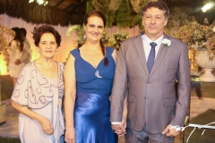 Lúcia, Márcia e Francisco Cordeiro