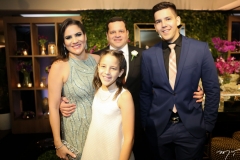 Luciana, Augusto, Clara e Pedro Borges
