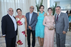 Carlos e Cristina Bechara, Fernando e Carolina Barreira, Gisele e Adauto Bezerra