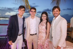 Pedro e Gabriel Sanford, Lise Bezerra e Guilherme Sampaio