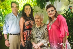 Carlos e Eveline Lucena, Joana Recamonde e Janice Leite Machado