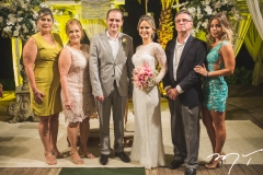 Cláudia e Marluzete Sampaio de Oliveira, Jaime Machado Neto, Mônica, João Rick e Natália Recamonde