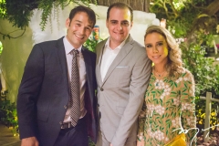 Cláudio Rocha, Jaime Machado Neto e Mirella Rocha