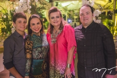 Edson, Adriana Queiroz, Janice Leite Machado e Otávio Neto