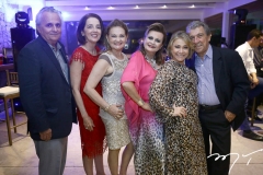 Eduardo Machado, Lurdes Porto, Lenise Rocha, Janice Leite Machado, Márcia e Antônio Carlos Freire
