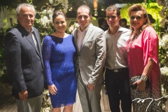 Eduardo, Roberta, Jaime Neto, André e Janice Leite Machado