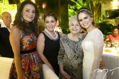 Eveline Lucena, Doura Sousa, Joana e Mônica Recamonde