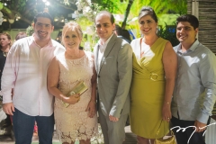 João Alberto, Marluzete Sampaio de Oliveira, Jaime Machado Neto, Cláudia Sampaio e Mateus Mendes
