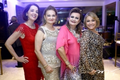 Lurdes Porto, Lenise Rocha, Janice Leite Machado e Márcia Freire