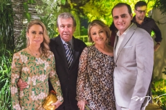 Mirella Rocha, Antônio Carlos e Márcia Freire, com Jaime Machado Neto