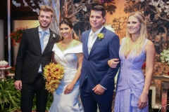 Daniel Basto, Larissa Ximenes, Newton e Rafaela Basto
