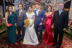 Márcia Ximenes, João Olivardo, Larissa Ximenes, Newton, Cristine e Newton Basto