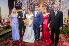 Rafaela e Daniel Basto, Larissa Ximenes, Newton, Cristine e Newton Basto