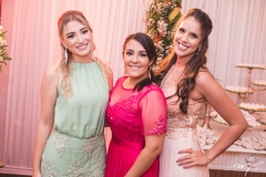 Aline Fernandes, Juliana Rios e Nicole Rios