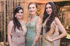 Cláudia, Maria Hortência e Susana Rios