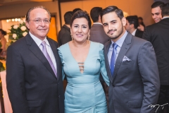 Stênio e Clara Rios e Stênio Rios Filho