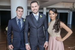 Fabrício e Fabiano Gouveia e Ingrid Rodrigues