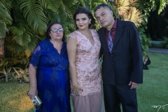 Francisco e Adriane Aragão e Alex Arauca