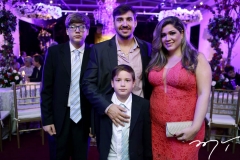 Aitor Filho, Aitor, Lucas e Bruna Sanchez