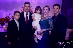 Carlos, Alexandre, Liliane, Ana Letícia e Alexandre Pereira