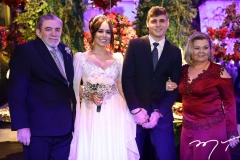 Roberto Meira, Larissa Wanderley, Lucas Braga e Liduína Meira