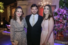 Rebeca Vasconcelos, Moisés Santiago e Camila Sampaio