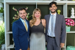 Carlos e Carolina Pignatari e Bruno Puga