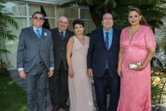 Helder Moreno, José e Elvira Buhatem, César e Tatiana Bandeira