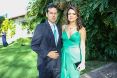 Leandro Landim e Camila Bandeira