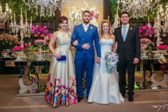 Thais e Bruno Moreno, Márcia Beretta e Helder Moreno