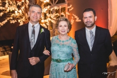 Adriano, Clara Lucia e Adelmo Pontes