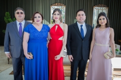 Cândido Silveira, Fernanda e Helena Fradique, Victor Fradique e Leisa Pontes