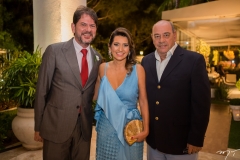 Cid Gomes, Márcia e Fernando Travessoni