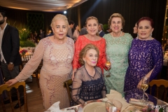 Eudinha Palácio, Irismar Linhares, Sylvia Moisés, Cláudia Saboya e Ítala Ventura